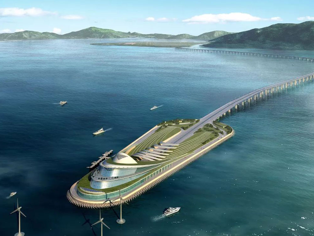 珠海港(gang)珠(zhu)澳(ao)大(da)橋—香(xiang)港口(kou)岸(an)